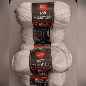 11 Brand New Soft Essentials Red Heart Yarn Pack